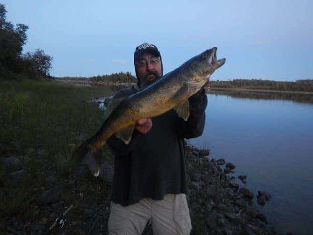 is walleye fishing good on cloudy days